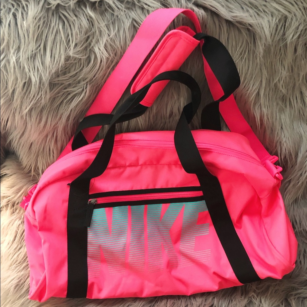 Nike Training Duffel Gym Bag Hot Pink